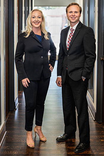 Attorneys Heather W. Forshey and Blake H. Larsen photo