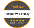 FindLaw | Heather W. Forshey | out of 15 reviews